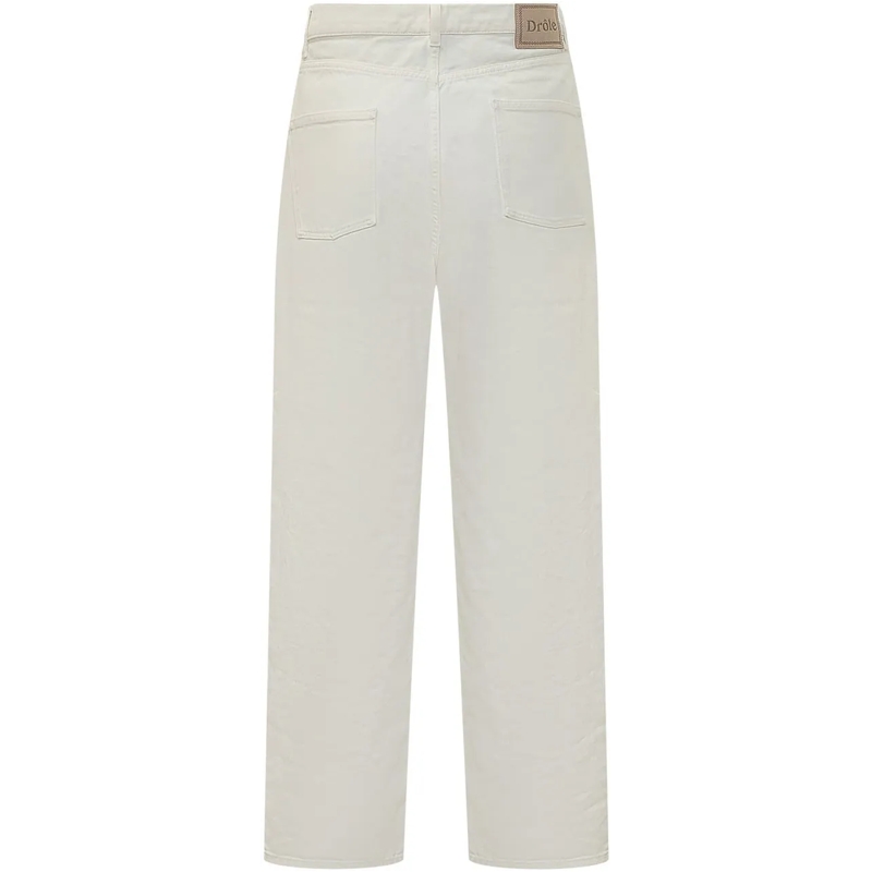Drôle De Monsieur Jeans mit geradem Bein Jeans Straight a Cinque Tasche weiß(Image 2)