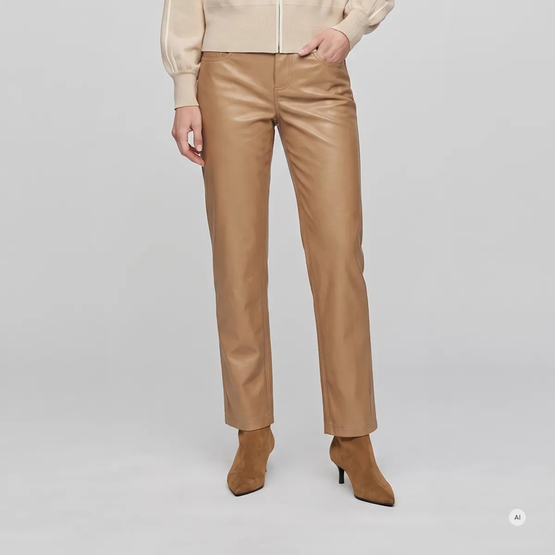 Marc Aurel Ausgestellte Jeans Barrel Fit Jeans- mit Logo- 5-Pocket Styling-  beige(Image 3)