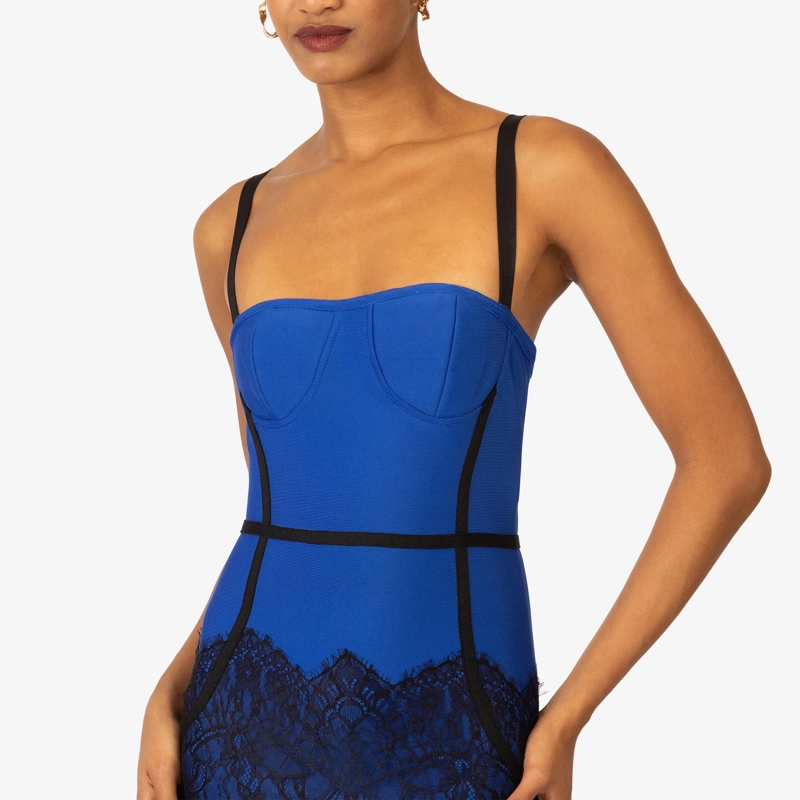 Kraimod Midikleid Bandagekleid blau(Image 5)