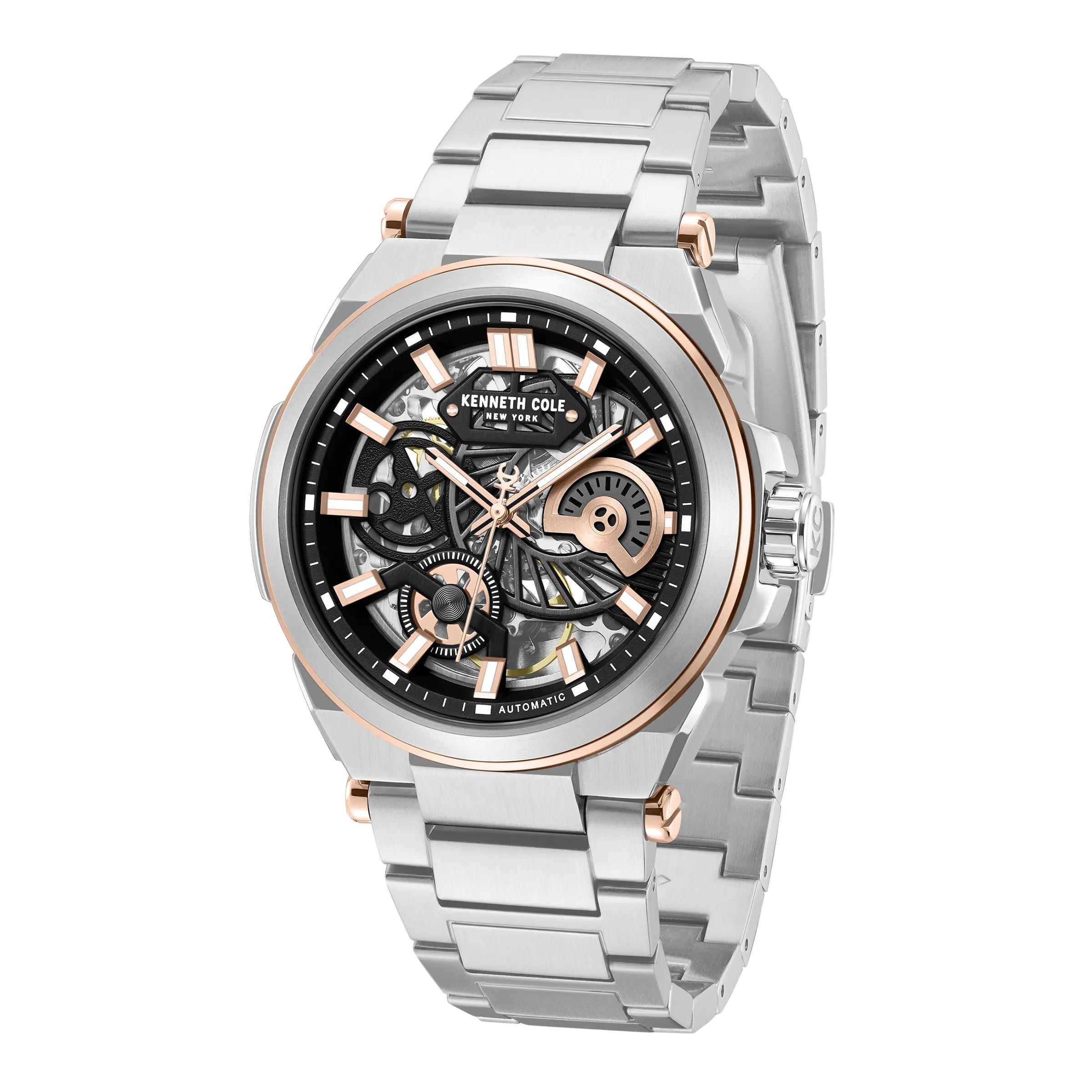 Thumbnail - Kenneth Cole Uhren - Automatikuhr Barclay - Gr. unisize - in Silber - für Damen