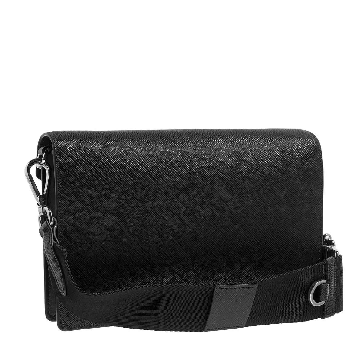 Prada Crossbody bags Leather Crossbody Bag in zwart