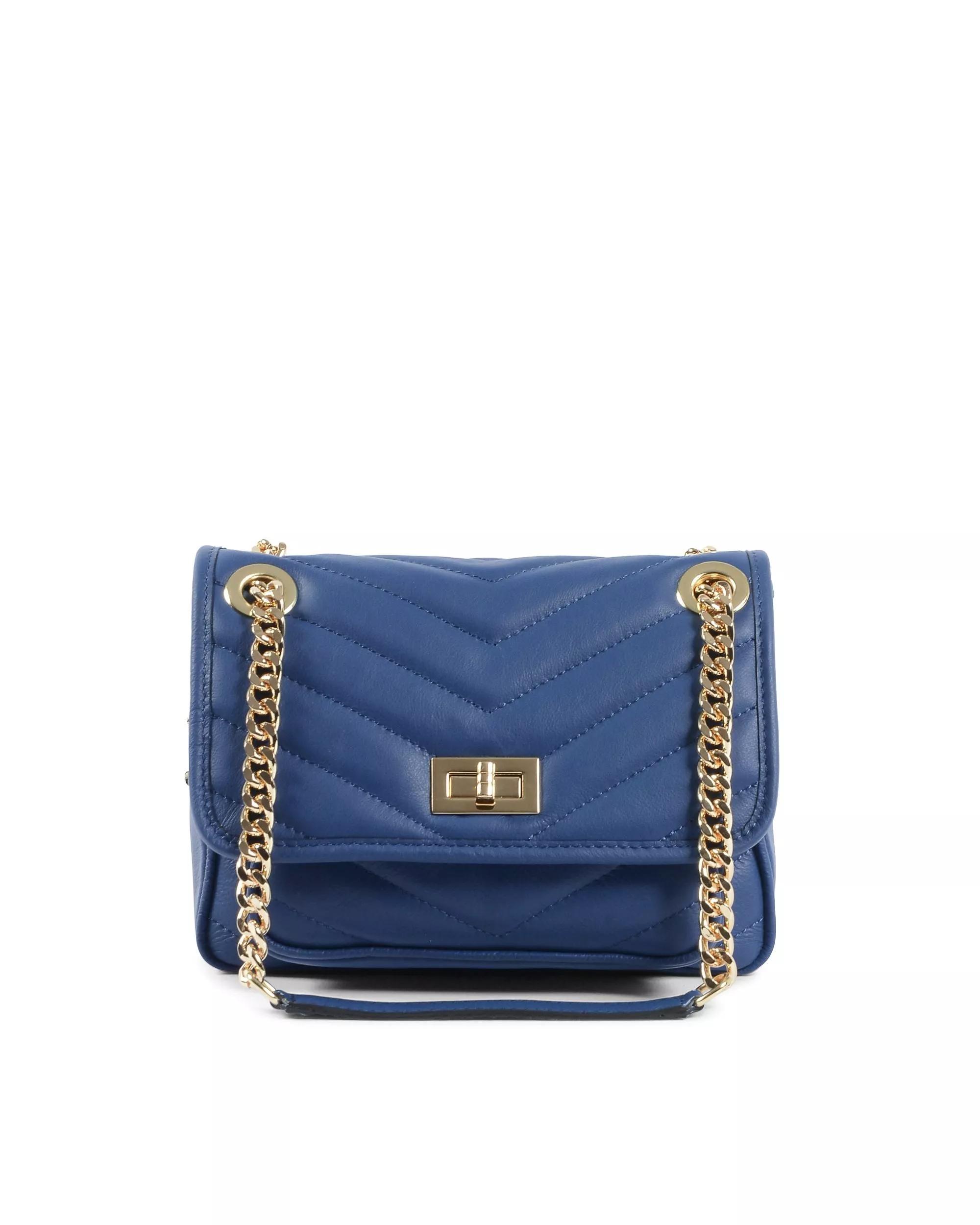 19V69 Italia Crossbody Bags - V Italia Womens Handbag Blue 10507 SAUVAGE BLUETTE - Gr. unisize - in Blau - für Damen