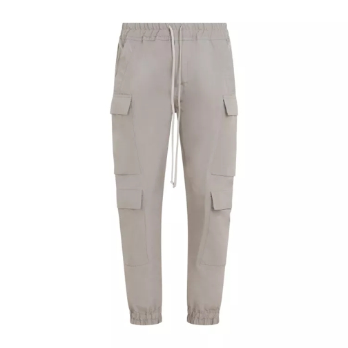 Rick Owens  Mastodon Grey Polyester Cargo Pants Grey