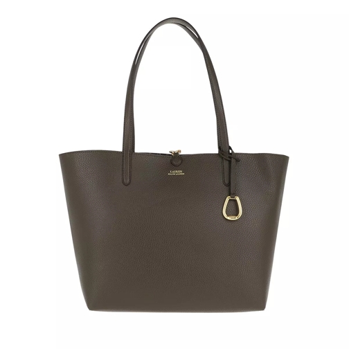 Lauren Ralph Lauren Reversible Medium Tote Bag Dark Olive/Dark Olive Shopping Bag