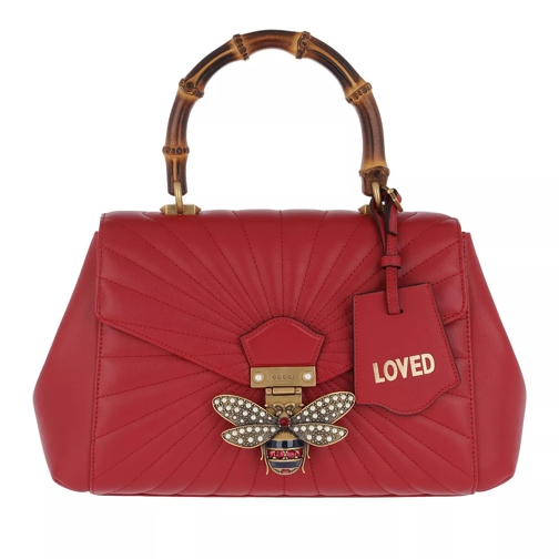 Gucci Queen Margaret Quilted Leather Red Axelremsväska
