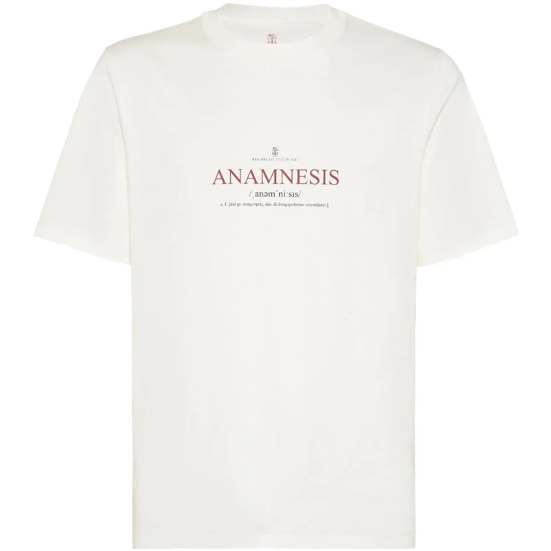 Brunello Cucinelli T-Shirt T-Shirts And Polos White weiß