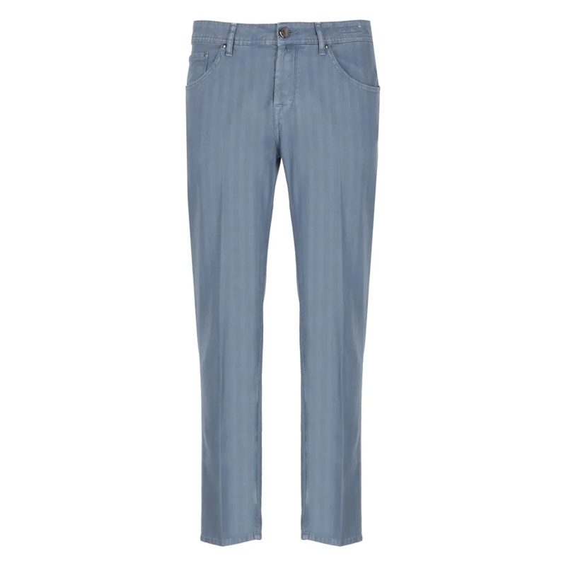 Jacob Cohen Jeans Blue Cotton Jeans Blue