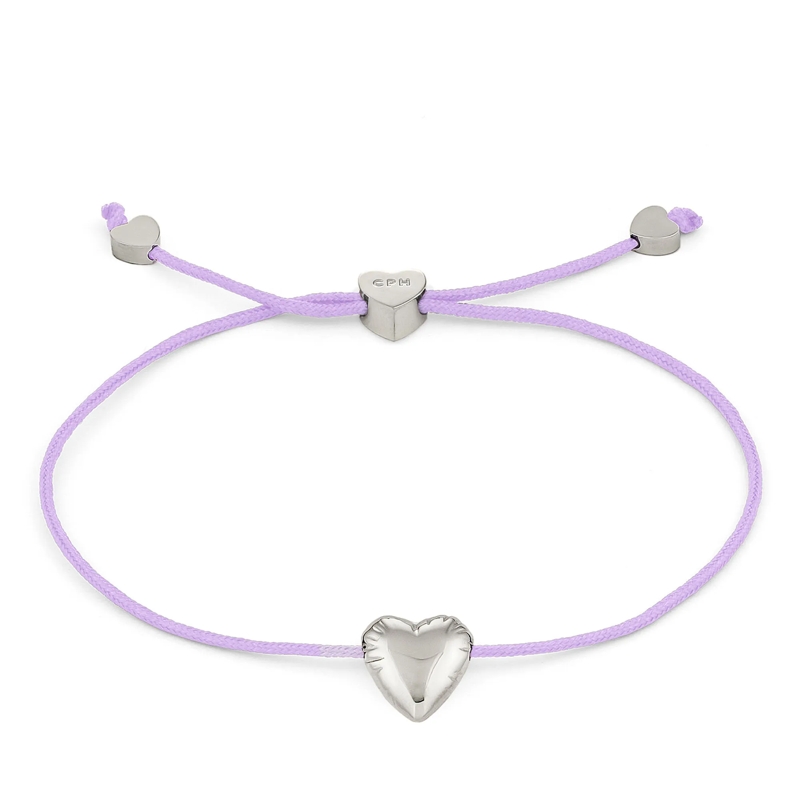 Copenhagen Armband Edelstahl Balloon Hearts lila