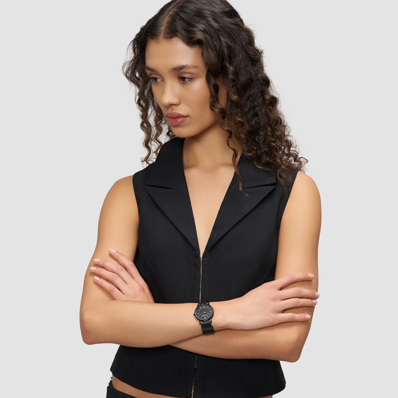 Liebeskind Berlin Quarzuhr Edelstahl Pure Elegance schwarz(Image 6)