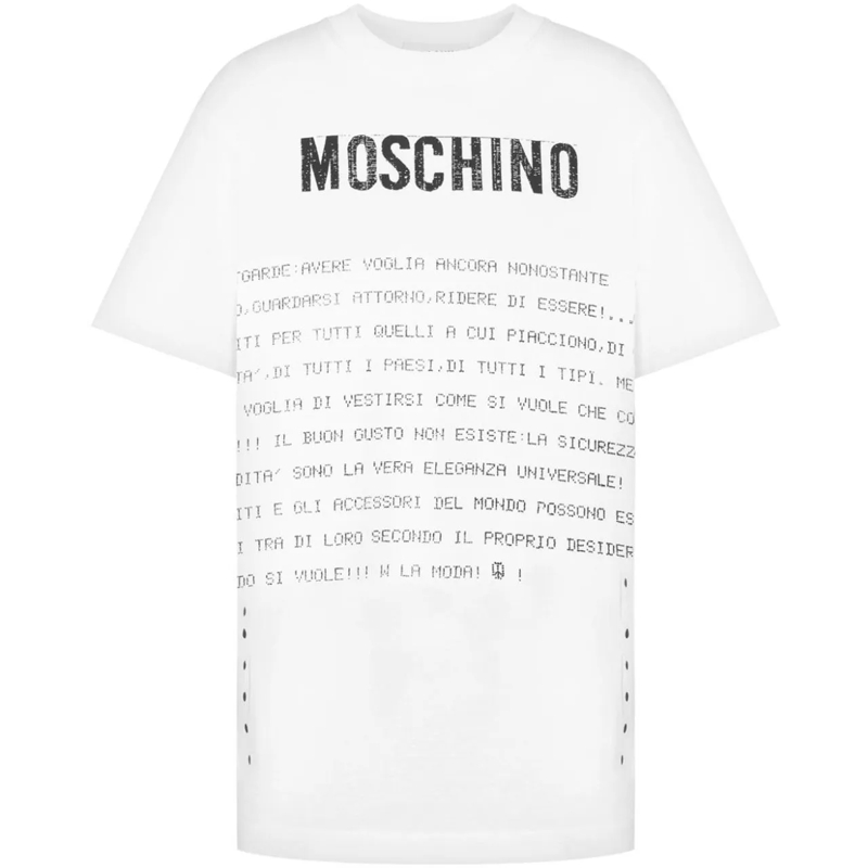 Moschino T-Shirt Top White weiß