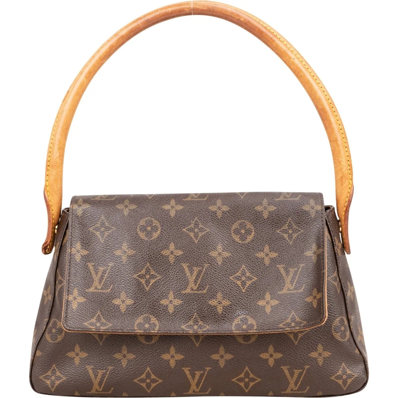 Louis Vuitton Tote Louis Vuitton Canvas Monogram Looping PM Shoulder  braun