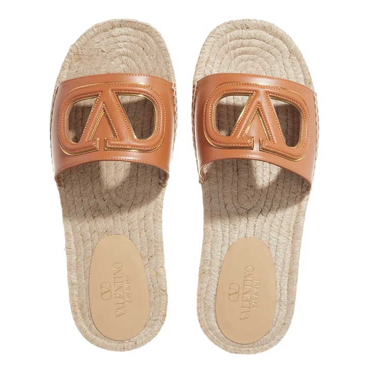 Valentino Garavani Woman Sandals Almond Beige Slide