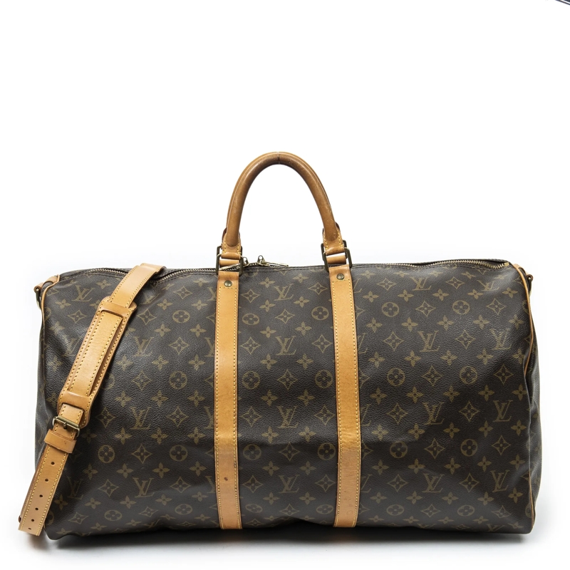Louis Vuitton Crossbody Bag Keepall Bandouliere 55 braun