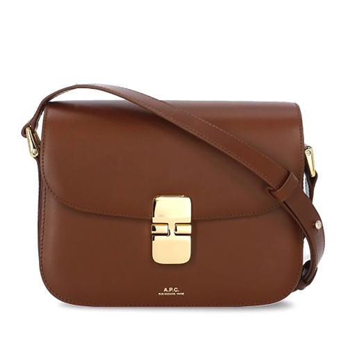 A.P.C. Schultertasche Grace Shoulder Bag Brown