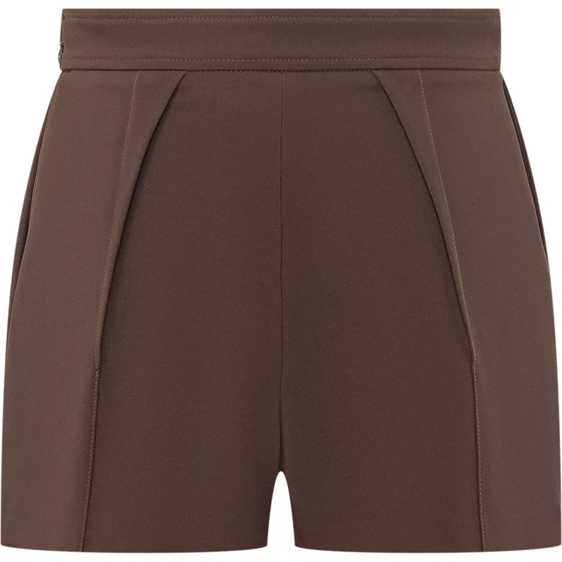 Elisabetta Franchi Shorts Shorts Sartoriali con Pieghe braun(Image 2)