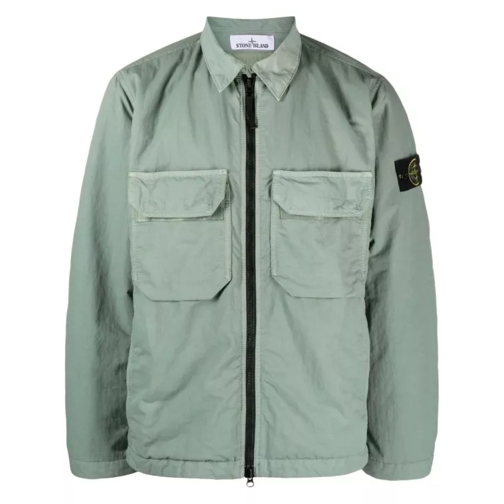 Stone Island Green Primaloft®-Tc Opaque Nylon Twill Jacket Green 