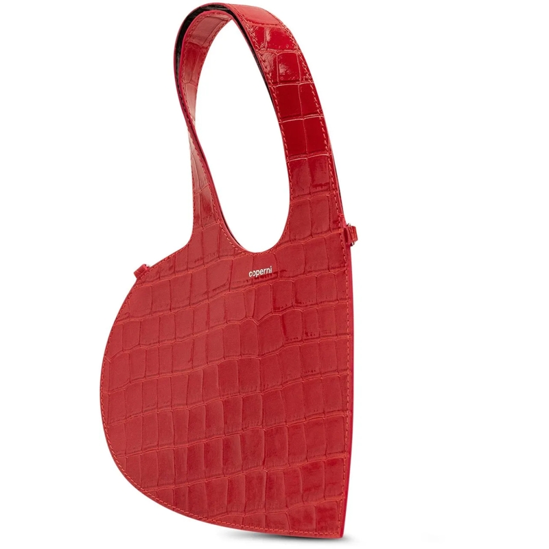 Coperni Tote Mini Heart Tote Effetto Coccodrillo rot(Image 4)