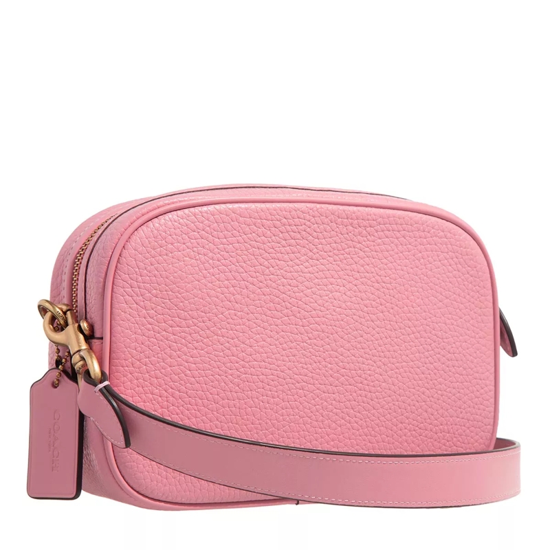 Coach Messenger Bag Soft Pebble Leather Camera Bag Bubblegum(Image 3)