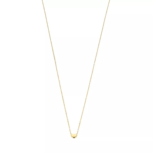 BELORO Della Spiga Giulietta 9 karat necklace with heart Gold Kort halsband