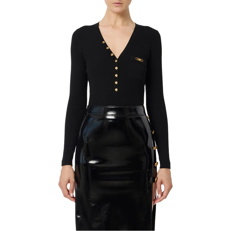 Elisabetta Franchi  Sweaters Black schwarz