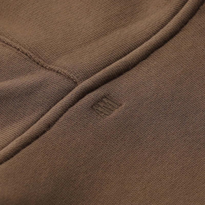 AMI Paris Pullover Hoodie mit Logo braun(Image 4)
