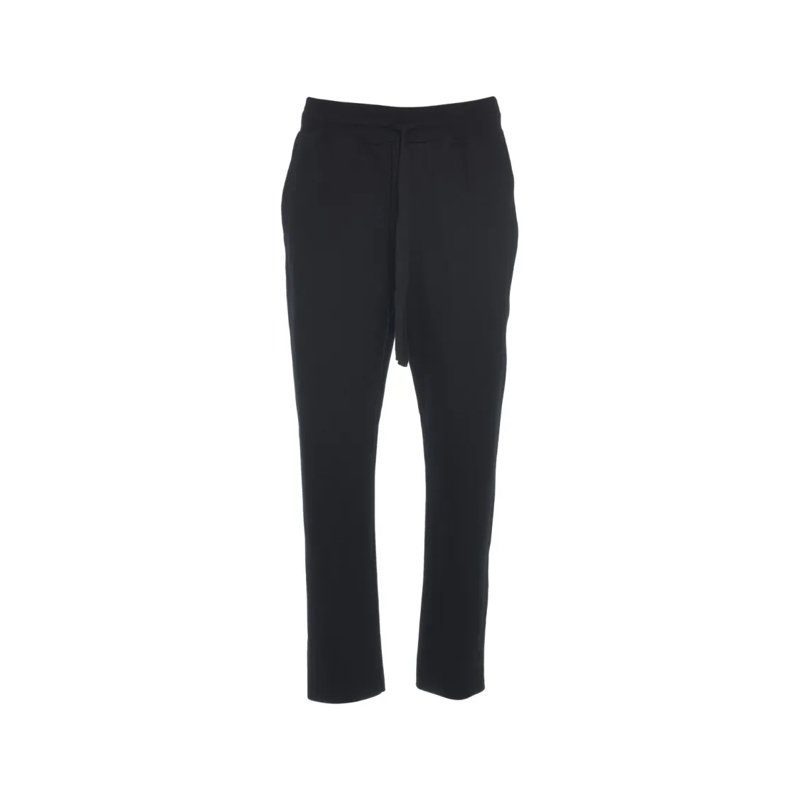 Transit Pantalon de jogging Tapered Black Joggers With Drawstring Waist And Mi Black