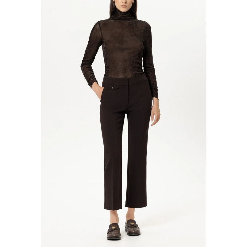 Luisa Cerano Stoffen broek Babyflare-Pants truffle(Image 2)