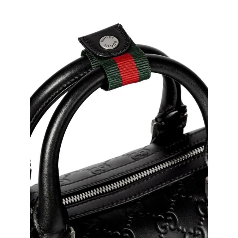Gucci Schultertasche Gg Emblem Small Duffle Bag Black