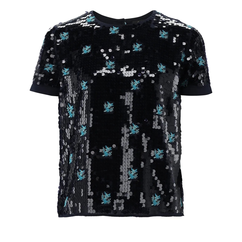 VAN LAACK Bluse Bluse Modern Fit Uni dunkel-blau