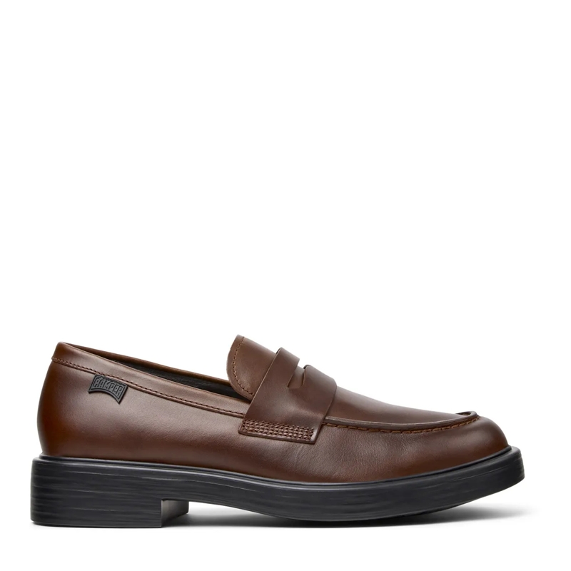 Camper Schnürschuhe Bei Dean, einem zeitlosen Unisex-Stil, trifft Trad mittel-braun
