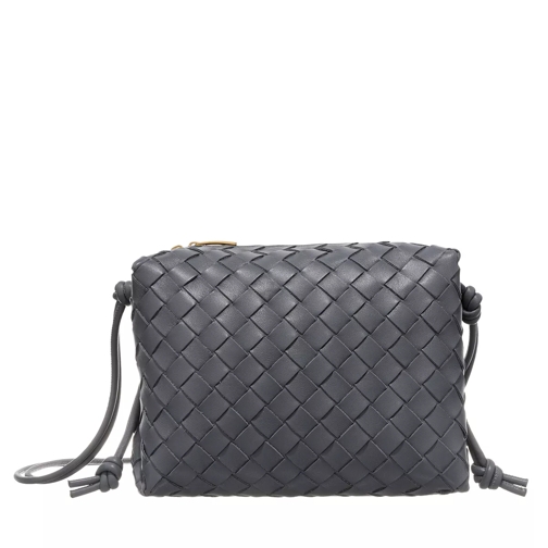 Bottega Veneta Loop Shoulder Bag Leather Thunder/Gold Crossbody Bag