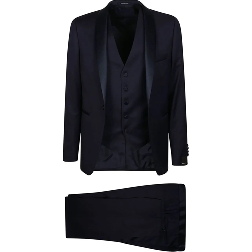 Tagliatore  Suit+gilet Blue blau