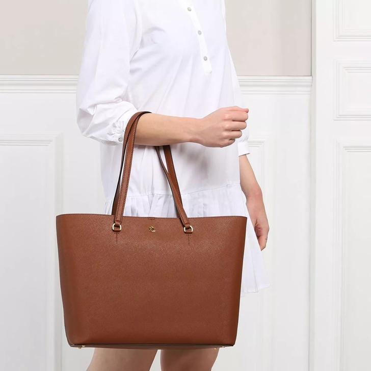 Lauren Ralph Lauren Karly Tote Large Lauren Tan Shopping Bag