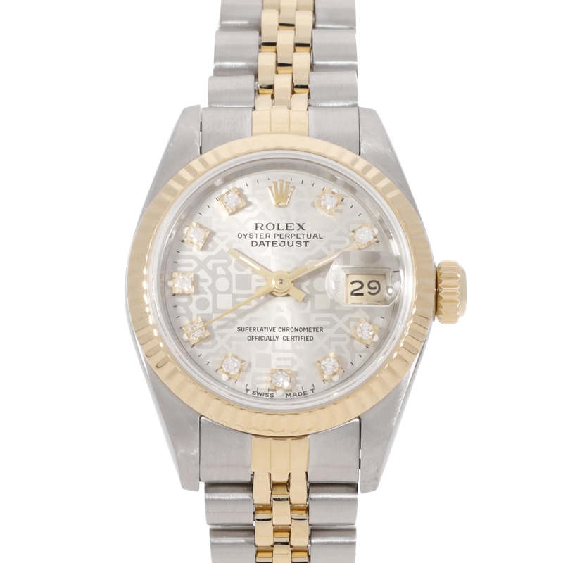 Rolex Automatikuhr Datejust Grau