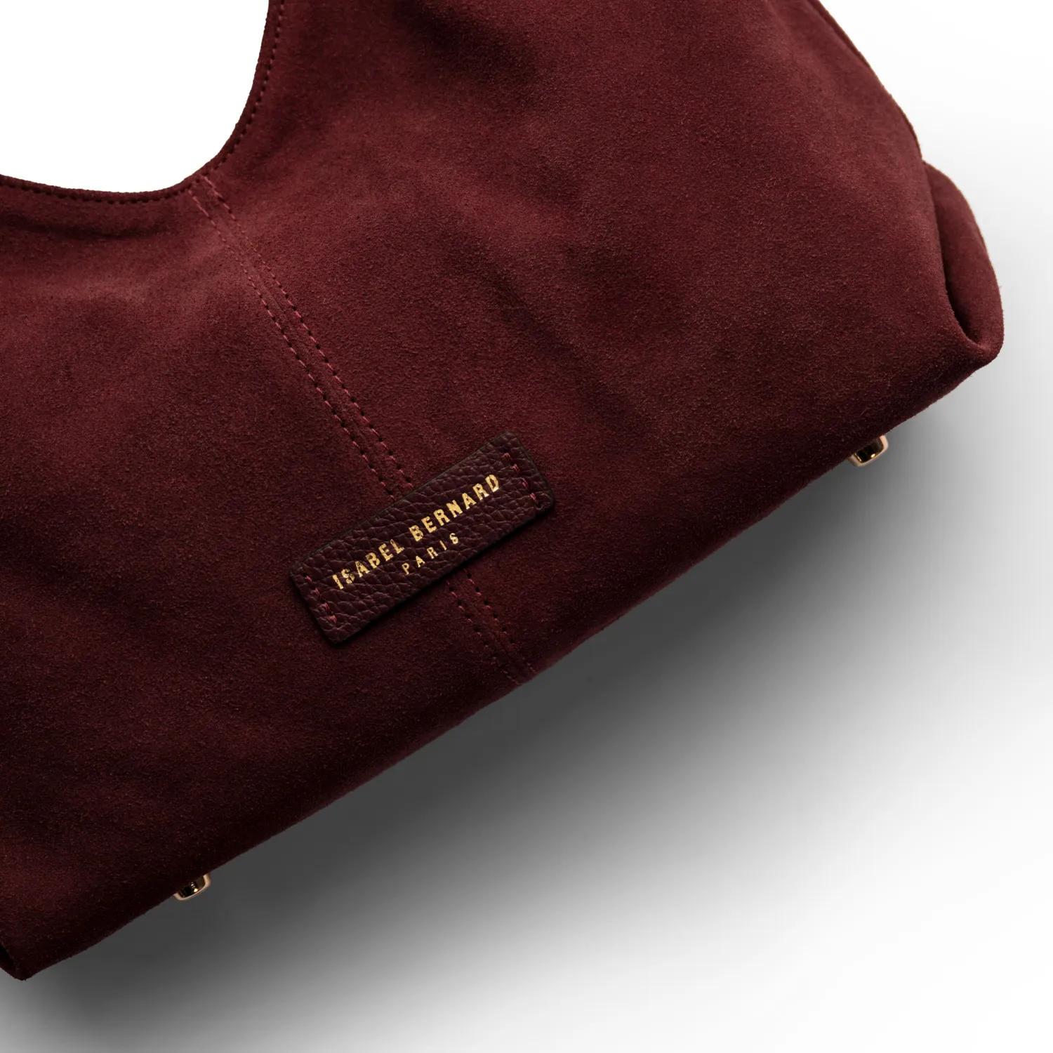 Isabel Bernard Honoré Grace mini Handtasche Bordeaux Sac hobo