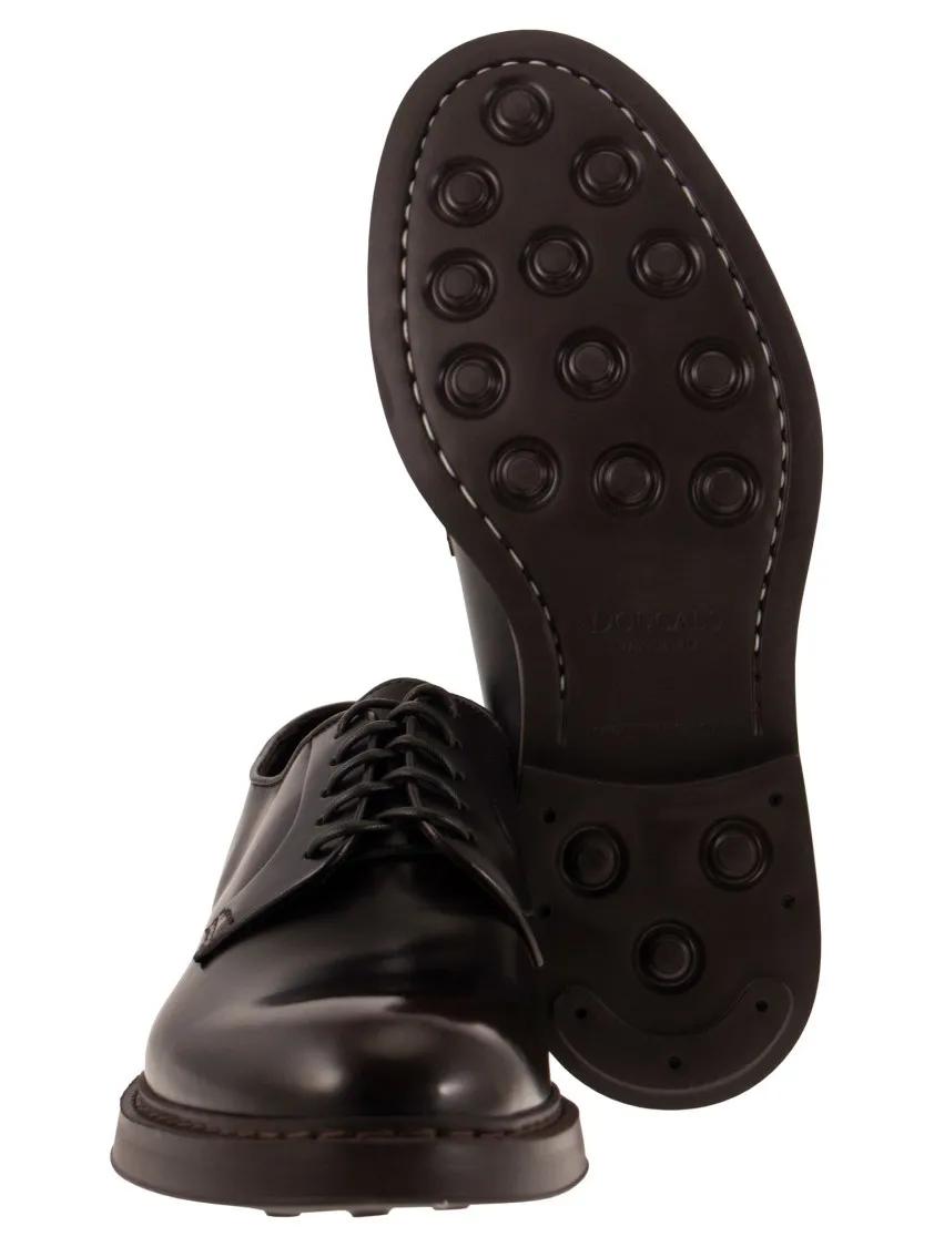 Thumbnail - Leather Derby Lace-Up - Gr. 40 (EU) - in Braun