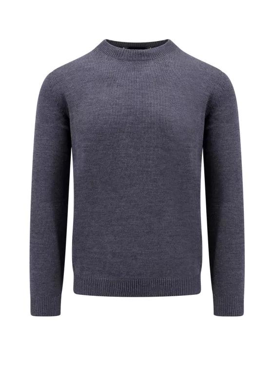 Roberto Collina Grey Merino Wool Sweater Grey