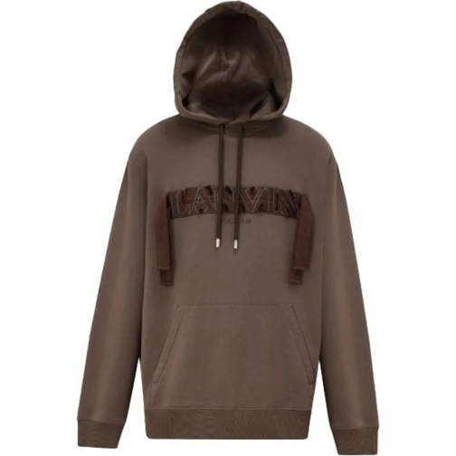 Lanvin  Hoodie Bruin schwarz