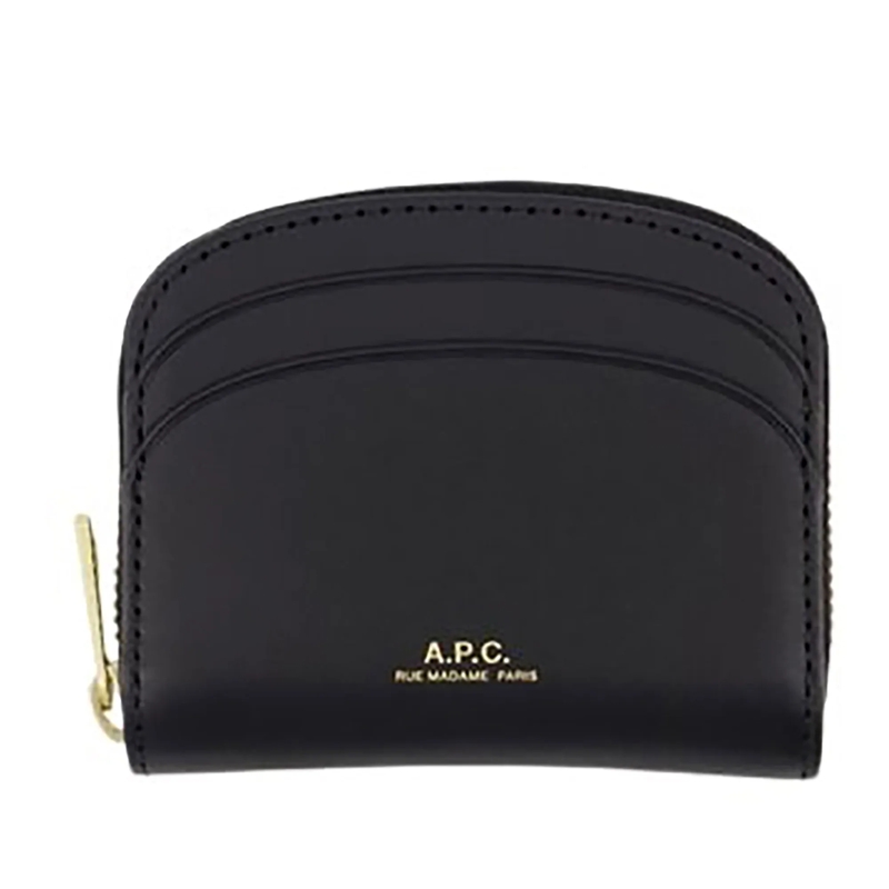 A.P.C. Münzportemonnaie Compact Demi-Lune Mini Black