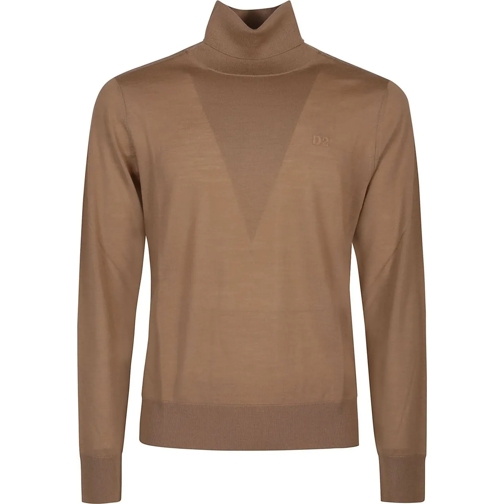 Dsquared2  Turtle Neck Sweater Brown schwarz