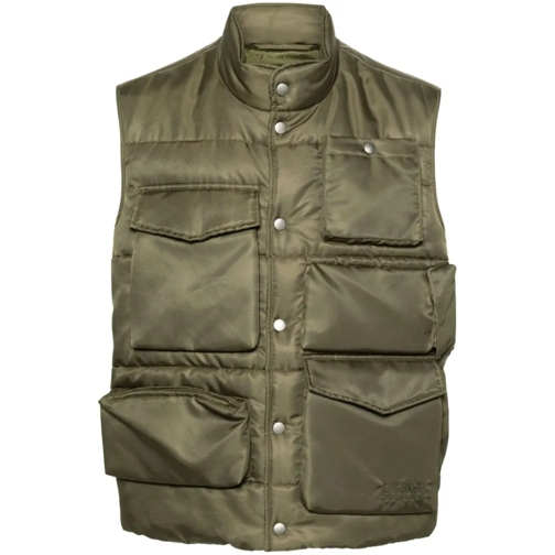 MM6 Maison Margiela Vestes en duvet Padded Cargo Vest Green