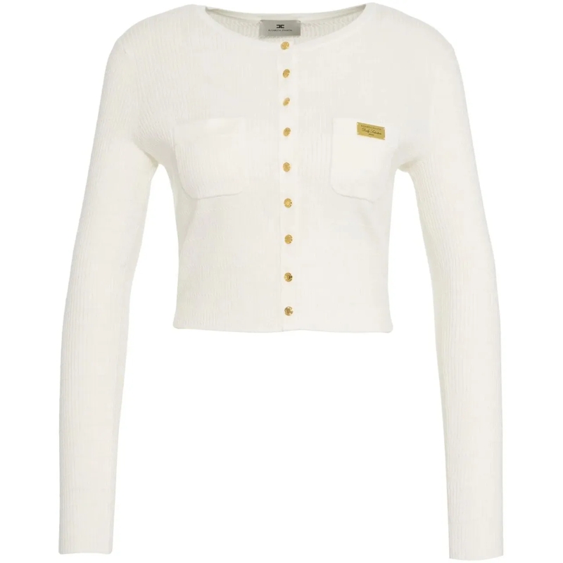 Elisabetta Franchi  Sweaters Ivory weiß