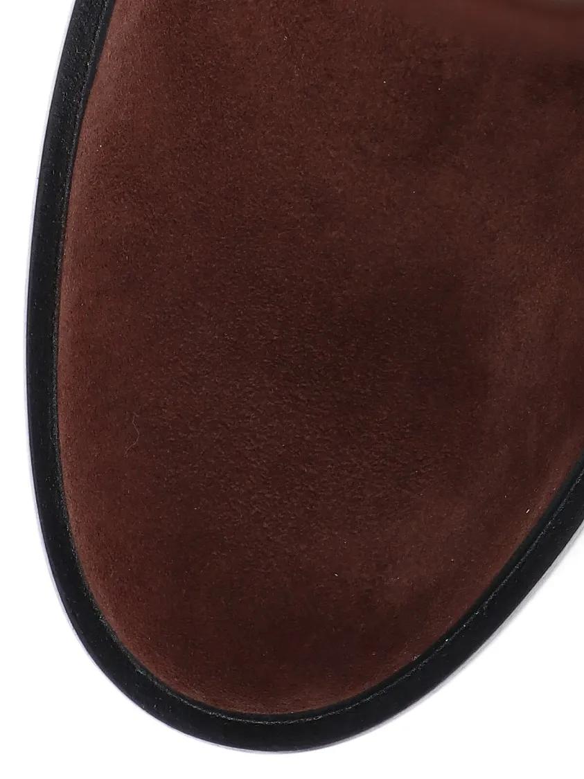 Thumbnail - Stuart Weitzman Stiefel - Knee-High Brown Suede Boots With Minimalist Design - Gr. 39,5 (EU) - in Braun - für Damen