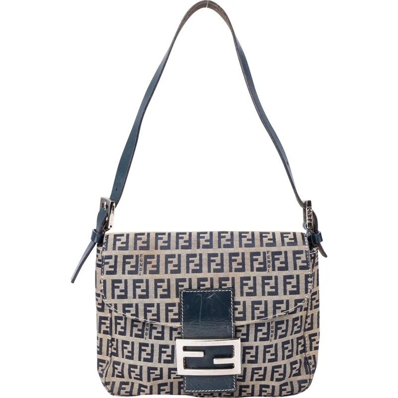 Fendi Schultertasche Fendi FF Monogram Baguette Handbag mehrfarbig