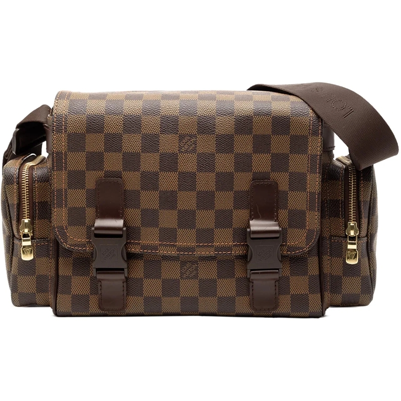 Louis Vuitton Schultertasche Damier Ebene Melville Reporter braun