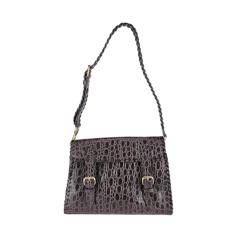 Dries Van Noten Schultertasche 00100-Bw252-Satchel406-596 W.L.Bag Brown