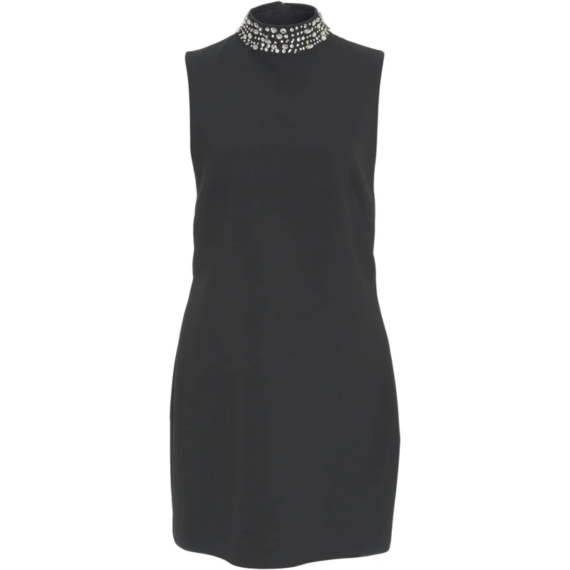 LIU JO Minikleid Mini dress with rhinestones schwarz