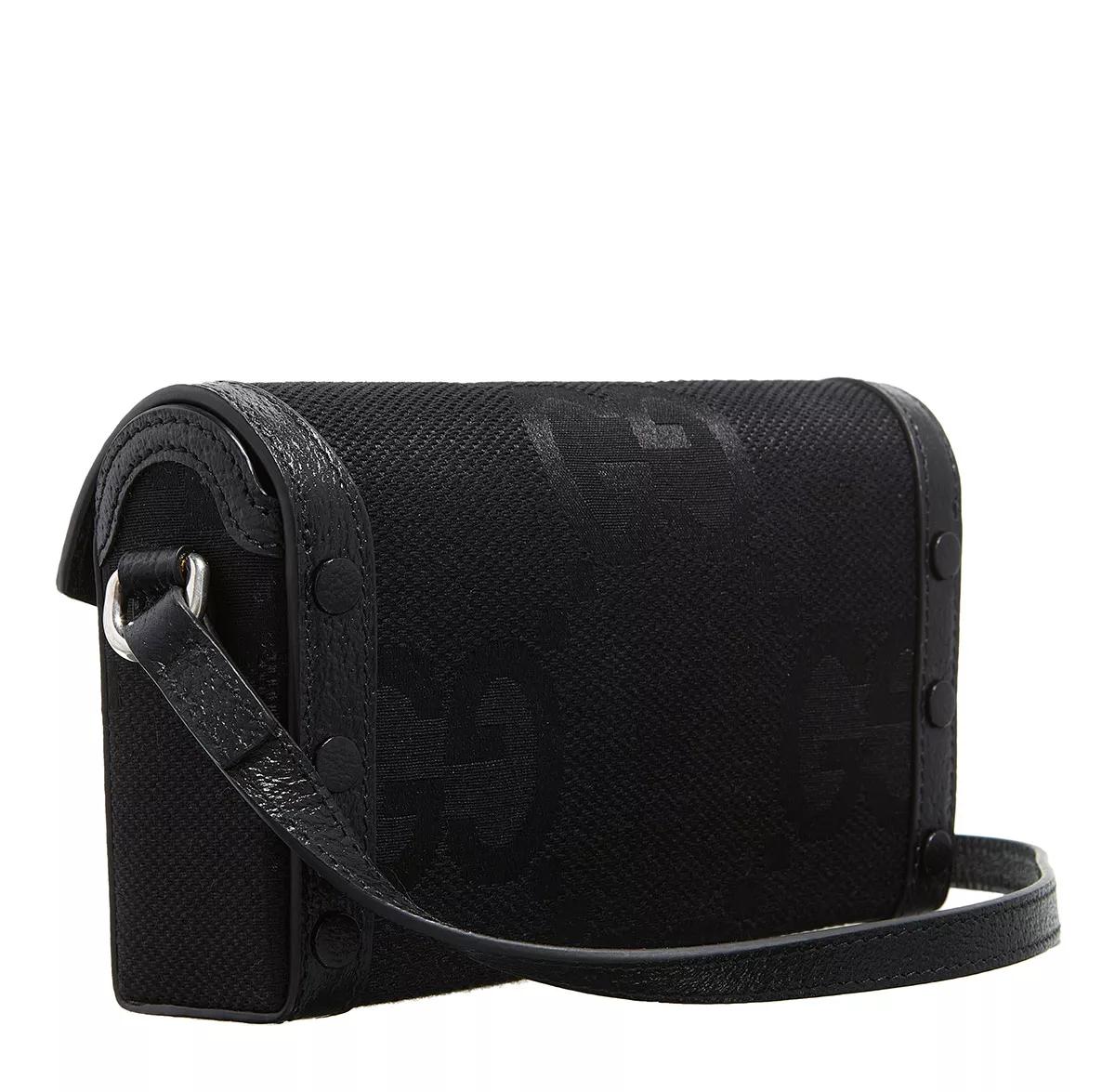 Gucci Crossbody bags Horsebit 1955 Jumbo GG Mini Bag in zwart