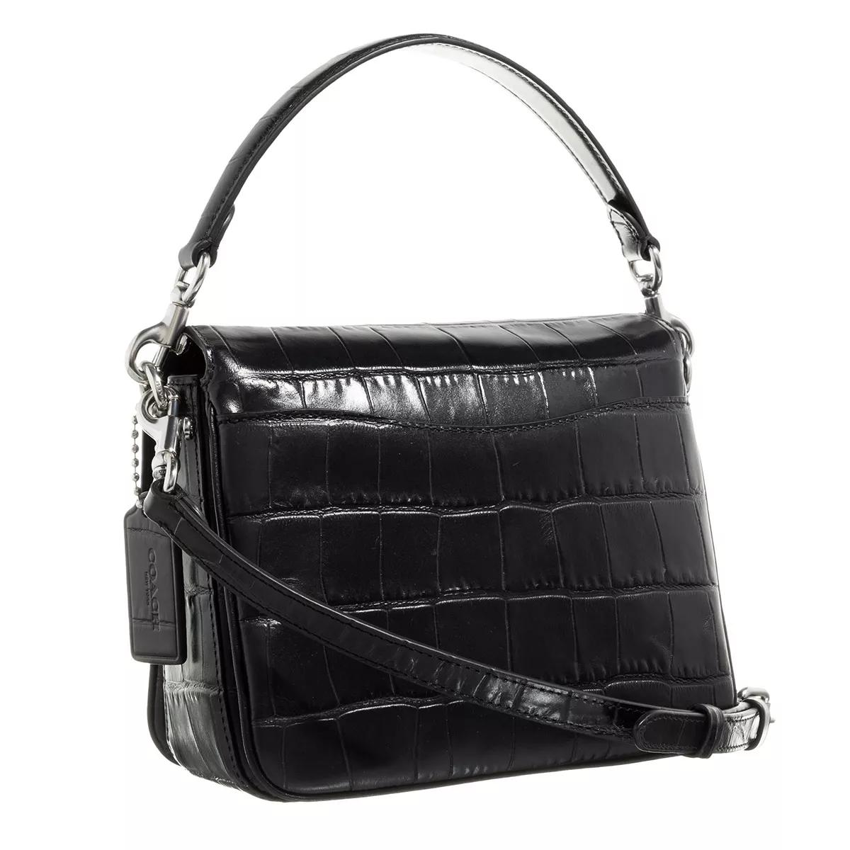 Coach Crossbody bags Embossed Croc Cassie Crossbody 19 in zwart