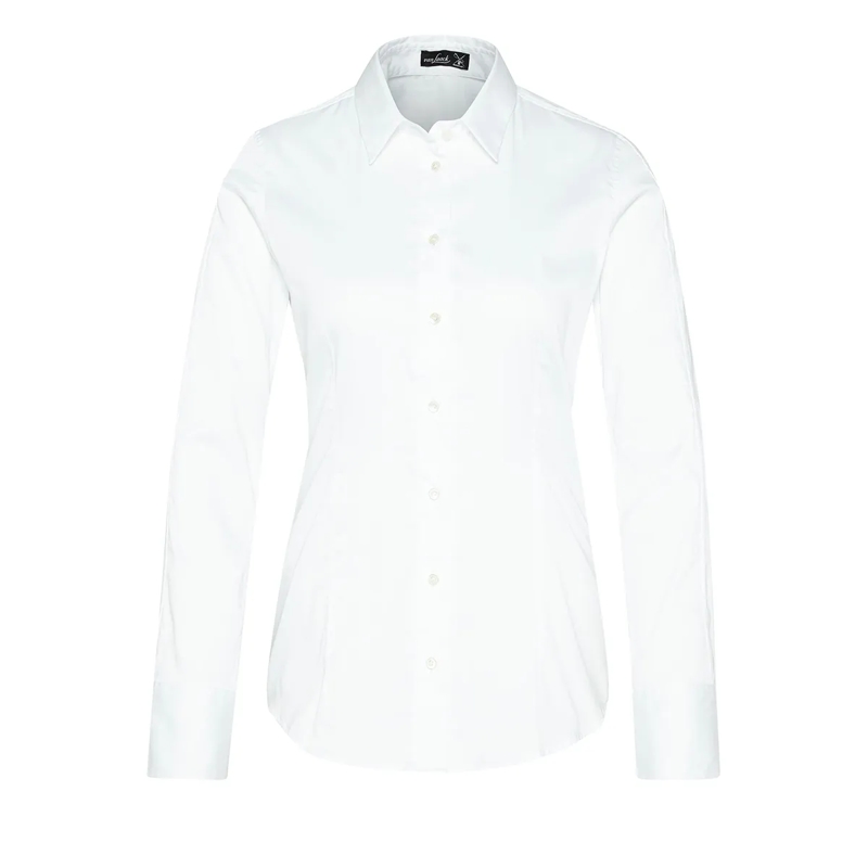 VAN LAACK Bluse Bluse Modern Fit Uni weiss